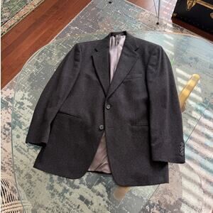 Men's Grey Cashmere Blazer Jacket 38S